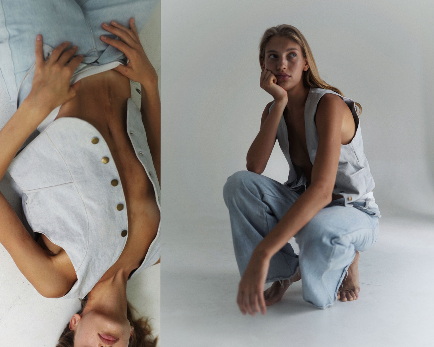 Denim vest