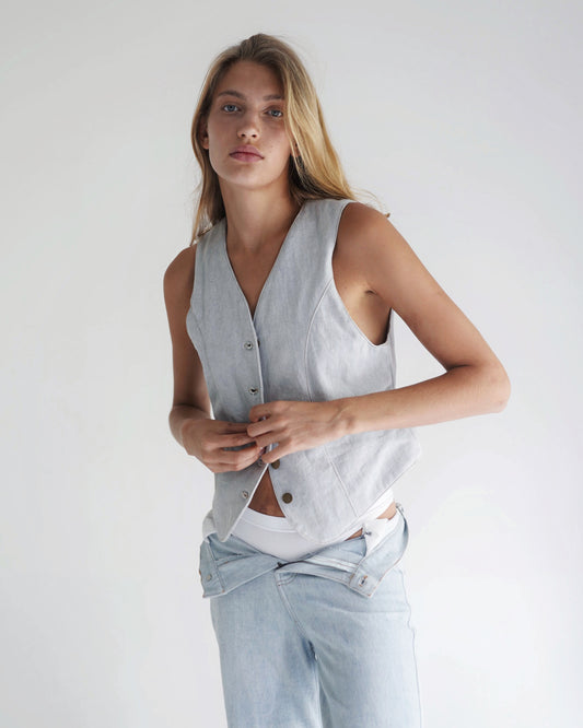 Denim vest