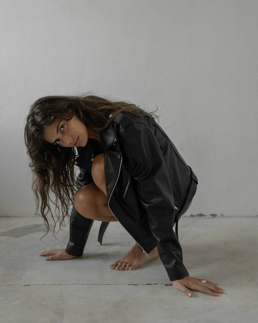 Classic leather jacket