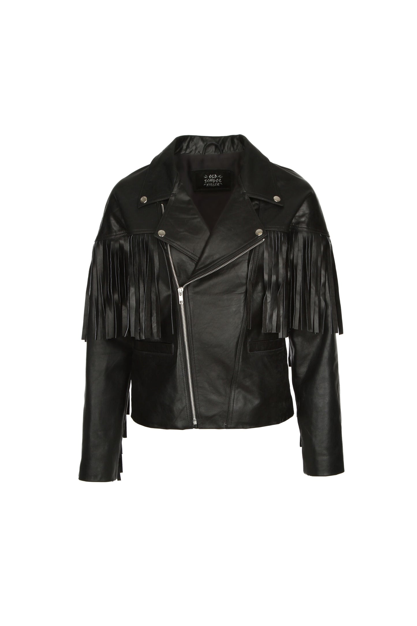 Black fringe jacket