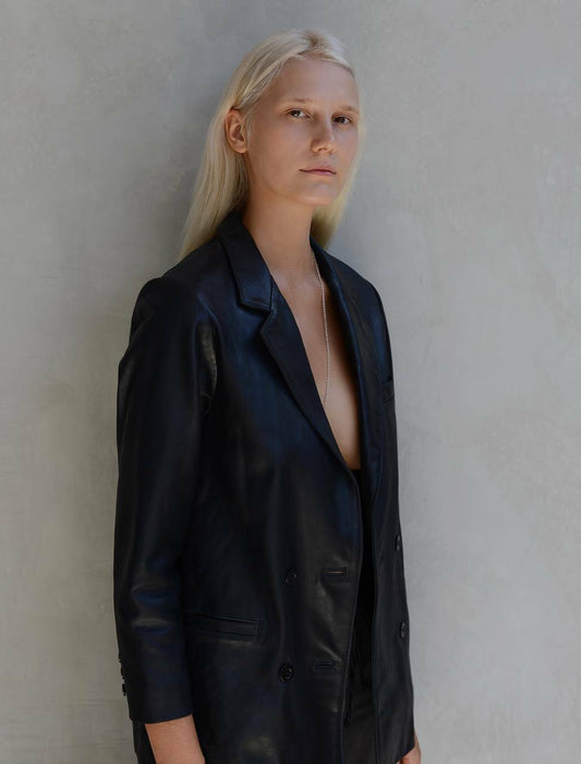 Classic leather suit