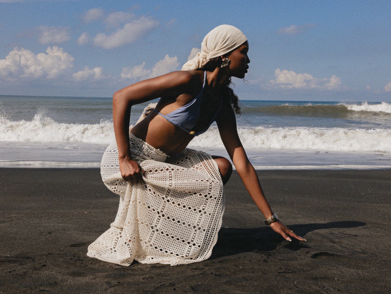 Knitted skirt