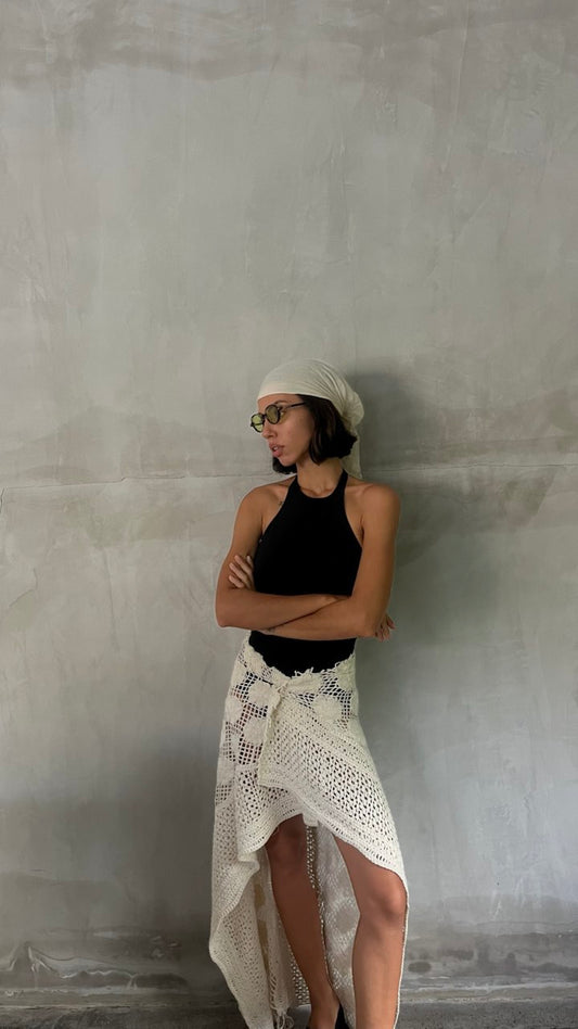 Knitted skirt 1 - Flower