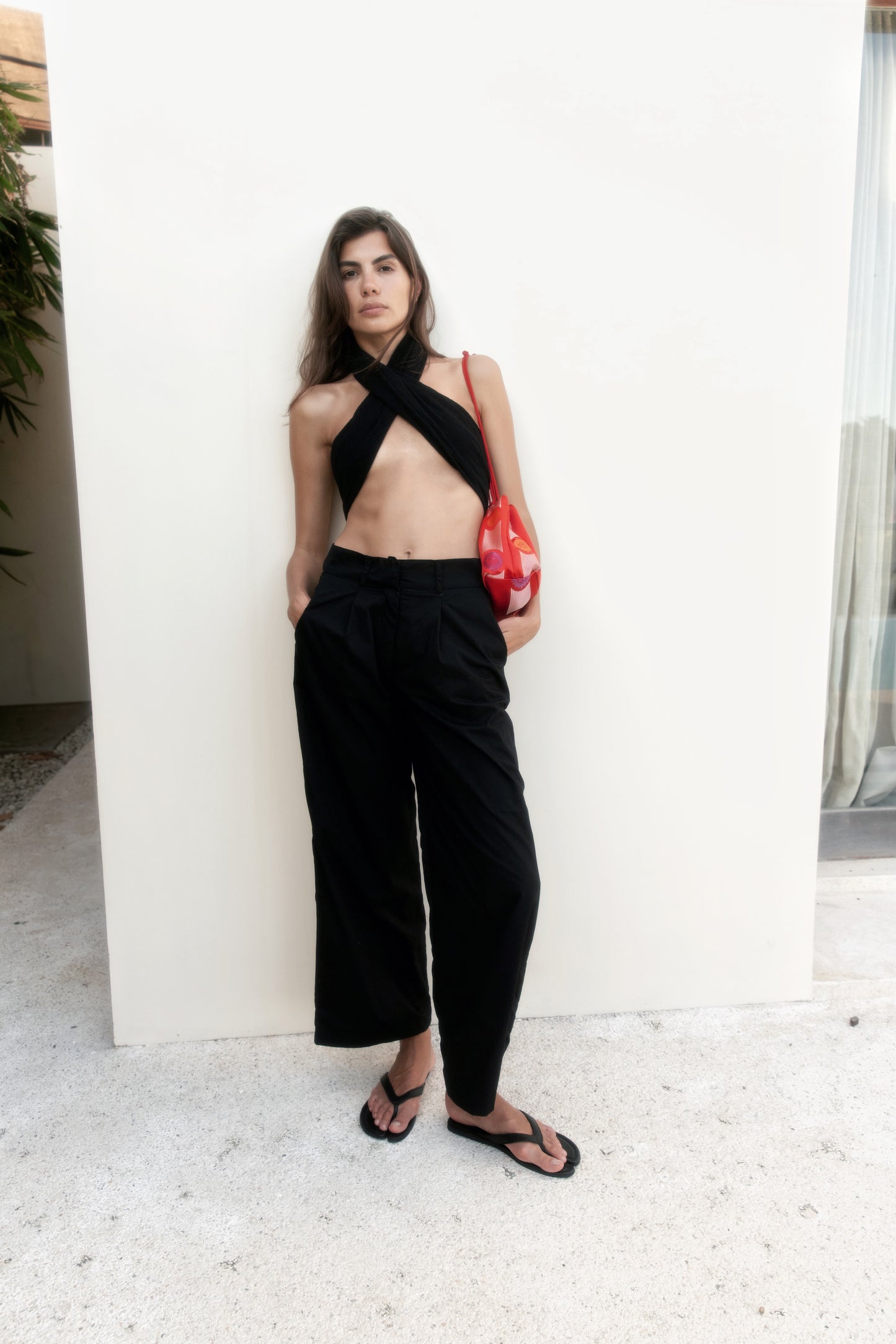 Triangle cotton top