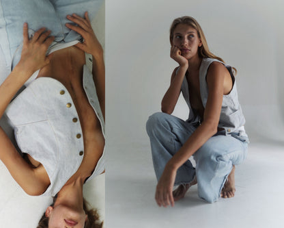 Denim vest