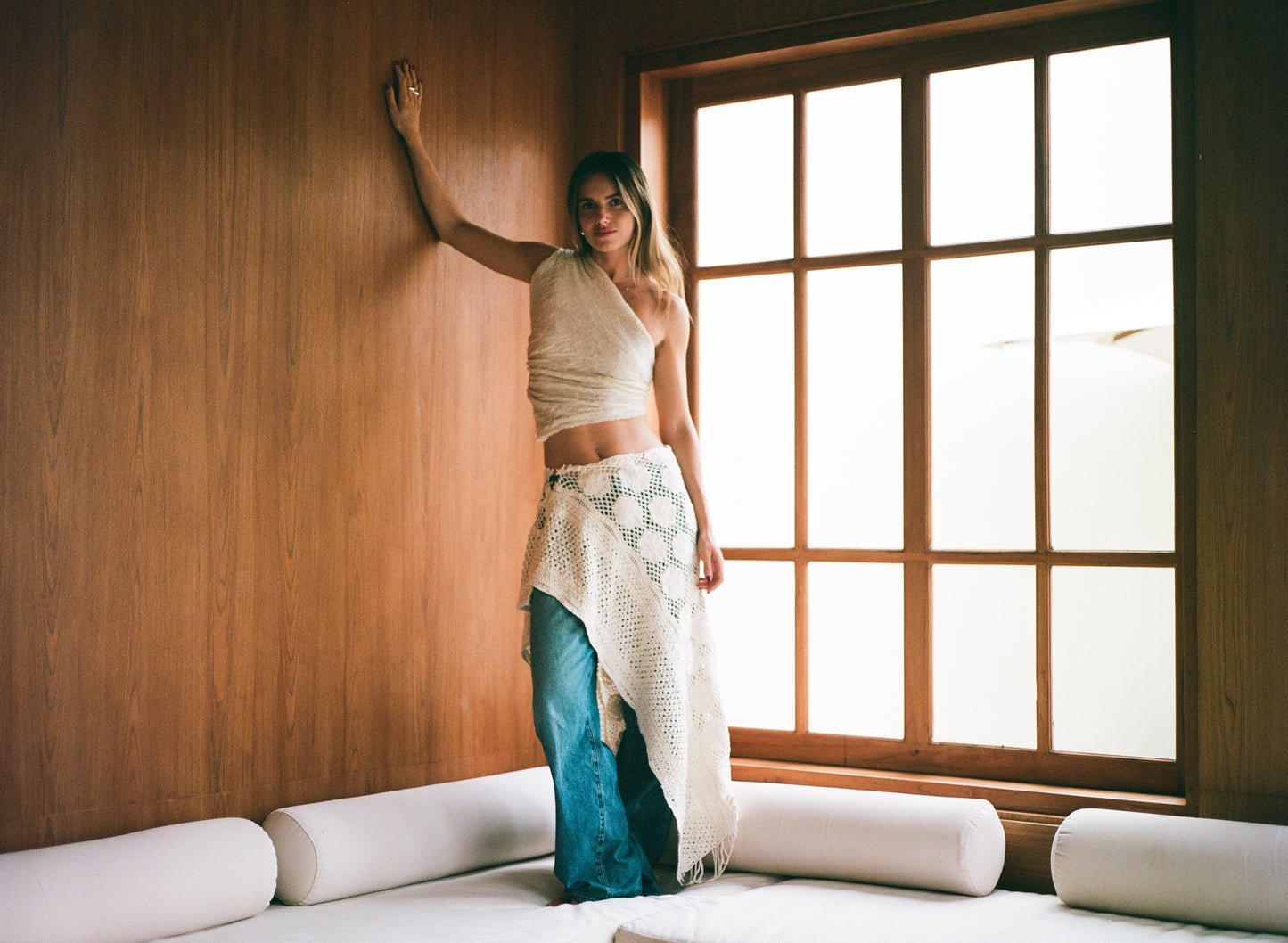 Knitted skirt 1 - Flower