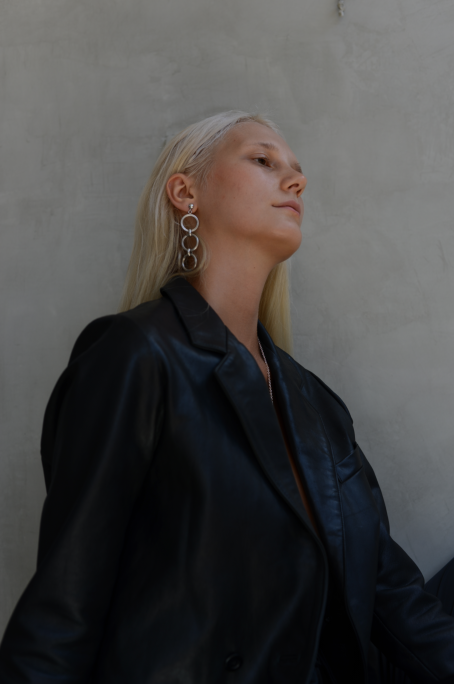 Classic leather suit